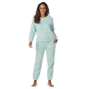 Women's Cuddl Duds® Plush Long Sleeve Pajama Top & Pajama Bottoms Set