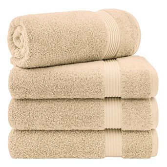 American Soft Linen Premium Turkish Cotton 4 pc Bath Towel Set