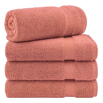 American Soft Linen Premium Turkish Cotton 4 pc Bath Towel Set