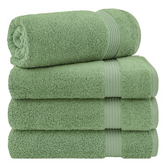 American Soft Linen Premium Turkish Cotton 4 pc Bath Towel Set