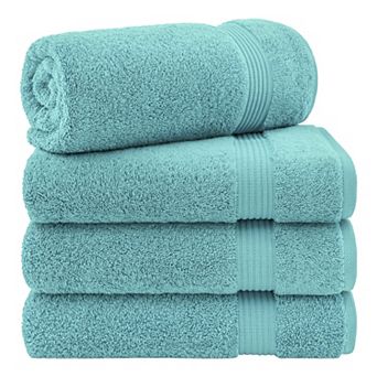 American Soft Linen Premium Turkish Cotton 4 pc Bath Towel Set