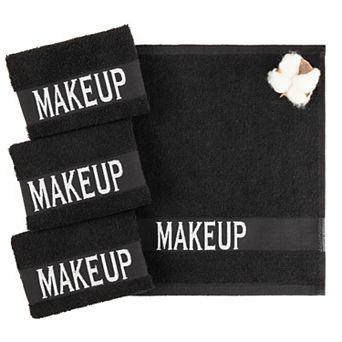 American Soft Linen 4 pc Makeup Remover Face Towel Set