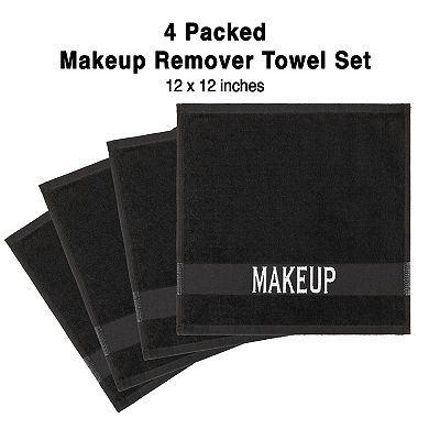 American Soft Linen 4-pc. Makeup Remover Face Towel Set