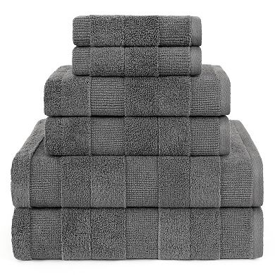 American Soft Linen 6-pc. Turkish Cotton Ultra Plush Bath Towel Set