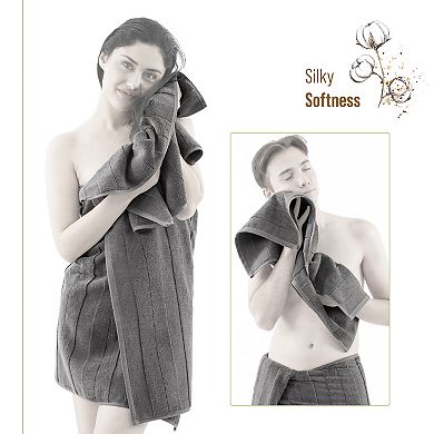 American Soft Linen 6-pc. Turkish Cotton Ultra Plush Bath Towel Set