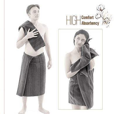 American Soft Linen 6-pc. Turkish Cotton Ultra Plush Bath Towel Set