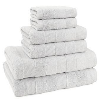 American Soft Linen 6 pc Turkish Cotton Ultra Plush Bath Towel Set