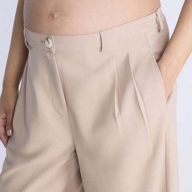 Maternity Motherhood® Front Pleated Trousers