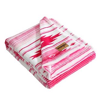 Wrangler Coyote Sands Pink Throw Blanket