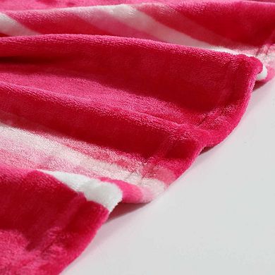 Wrangler Saddle Stripe Pink Throw Blanket