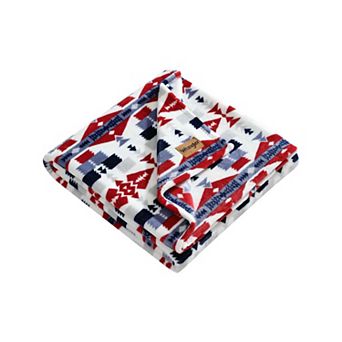 Wrangler Nolan Blue Throw Blanket