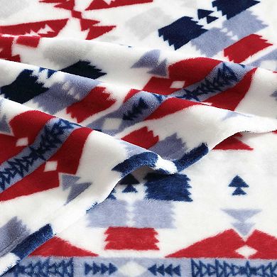 Wrangler Nolan Blue Throw Blanket