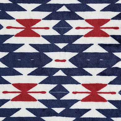 Wrangler Navajo Blue Throw Blanket