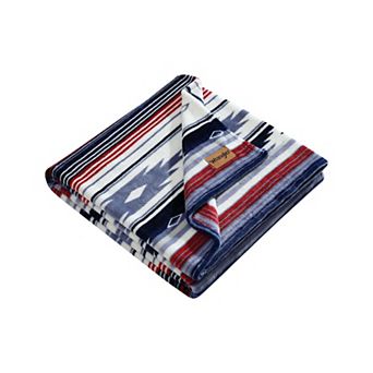Wrangler Coyote Sands Blue Throw Blanket