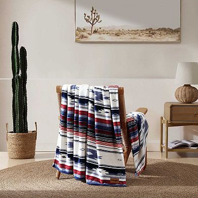 Wrangler Coyote Sands Blue Throw Blanket