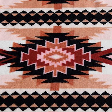 Wrangler Plains Creek Orange Throw Blanket