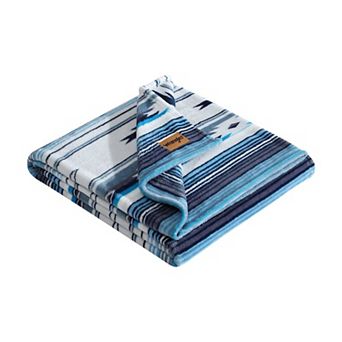 Wrangler Coyote Sands Blue Throw Blanket