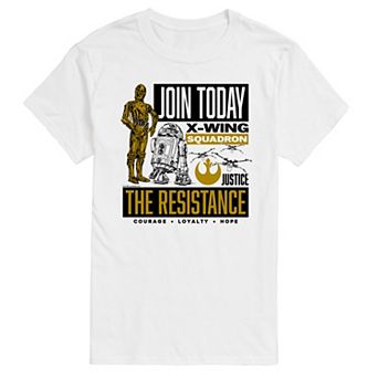 Men's Star Wars Join Today The Resistance Graphic Tee