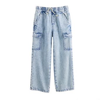 Boys 4-12 Jumping Beans® Relaxed Pull-On Cargo Denim Pants