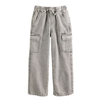 Boys 4-12 Jumping Beans® Relaxed Pull-On Cargo Denim Pants