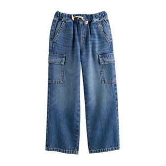 Boys 4-12 Jumping Beans® Relaxed Pull-On Cargo Denim Pants