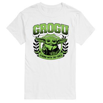 Men's Star Wars The Mandalorian Grogu Collegiate Graphic Tee