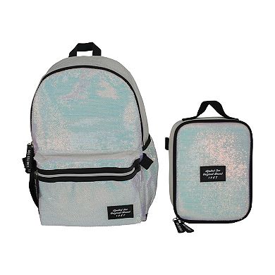 Limited Too Iridescent Glitz Sequins Backpack & Lunch Bag 2-pc. Set