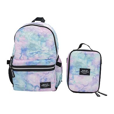 Limited Too Quilted Tie Dye Backpack & Lunch Bag Set