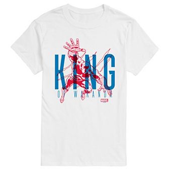 Men's Marvel Black Panther 3D King Of Wakanda Graphic Tee