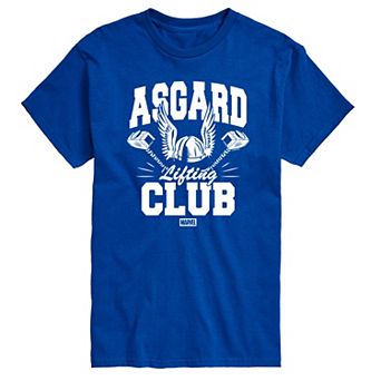 Men's Marvel Thor Asgard Lifting Club Graphic Tee