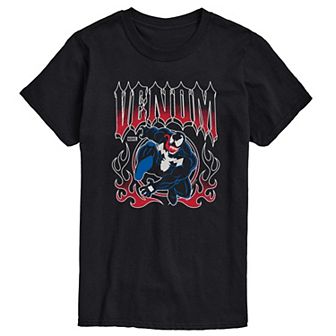 Men's Marvel Venom Metal Band Graphic Tee