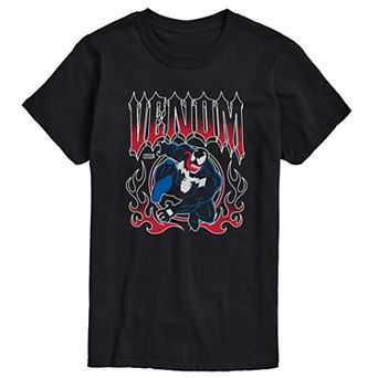 Men's Marvel Venom Metal Band Graphic Tee