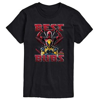 Men's Marvel Deadpool & Wolverine Best Bubs Graphic Tee