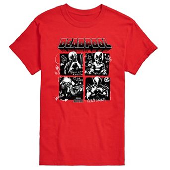 Men's Marvel Deadpool & Wolverine Grid Graphic Tee