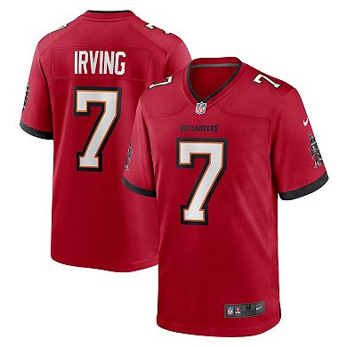 Men's Nike Bucky Irving Red Tampa Bay Buccaneers Game Jersey