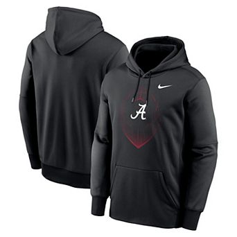 Men's Nike Black Alabama Crimson Tide Icon Football Performance Pullover Hoodie