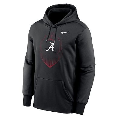 Men's Nike Black Alabama Crimson Tide Icon Football Performance Pullover Hoodie