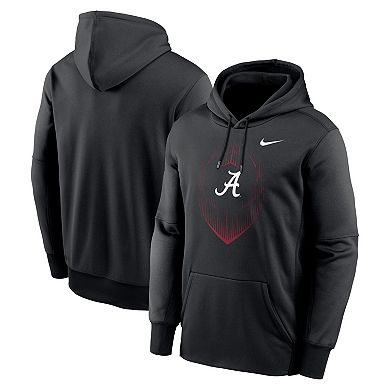 Men's Nike Black Alabama Crimson Tide Icon Football Performance Pullover Hoodie