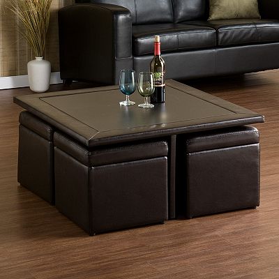 Nylo Storage Ottoman Table Set
