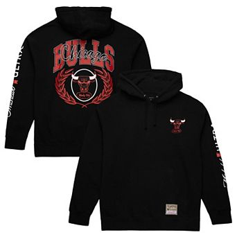 Men's Mitchell & Ness Black Chicago Bulls NBA x Michelob Ultra Swish & Sip Pullover Hoodie