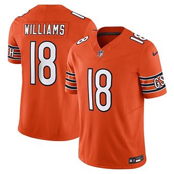 Men's Nike Caleb Williams Orange Chicago Bears Vapor F.U.S.E. Limited Jersey