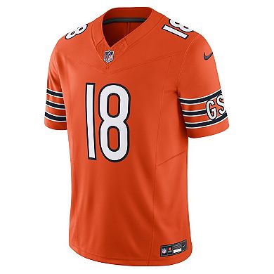 Men's Nike Caleb Williams Orange Chicago Bears Vapor F.U.S.E. Limited Jersey