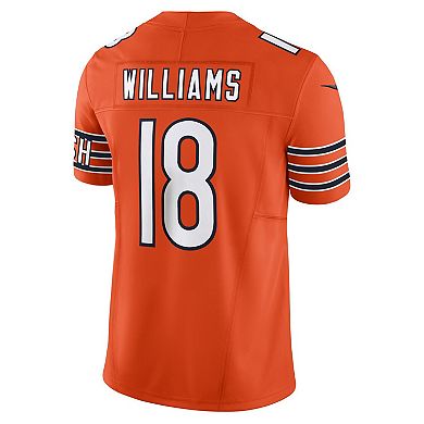 Men's Nike Caleb Williams Orange Chicago Bears Vapor F.U.S.E. Limited Jersey
