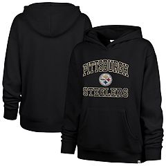 売れ筋商品|||４７ブランド カットソー トップス レディース Women's Black Pittsburgh Steelers Color Rise Kennedy Pullover Hoodie Black 12wj125xnfl3150_true-