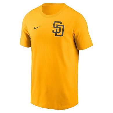 Men's Nike Gold San Diego Padres 2-Hit T-Shirt