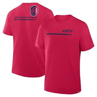 Men's Fanatics Red St. Louis City SC Corner Kick Legacy T-Shirt