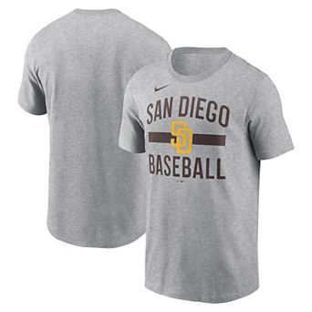 Men's Nike Heather Gray San Diego Padres Arched T-Shirt