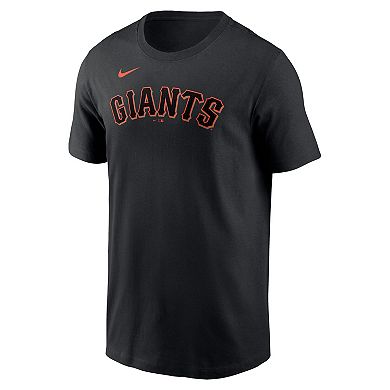 Men's Nike Logan Webb Black San Francisco Giants Fuse Name & Number T-Shirt