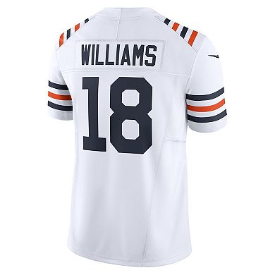 Men's Nike Caleb Williams White Chicago Bears Vapor F.U.S.E. Limited Jersey