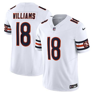 Men's Nike Caleb Williams White Chicago Bears Vapor F.U.S.E. Limited Jersey